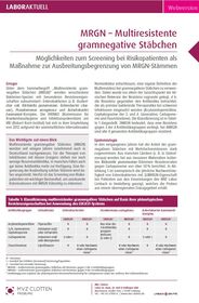 MRGN-Multiresistente gramnegative Stäbchen