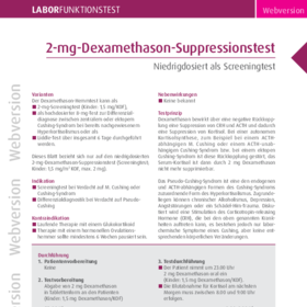 2-mg-Dexamethason-Suppressionstest