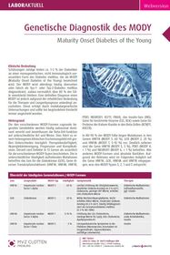 Genetische Diagnostik des MODY