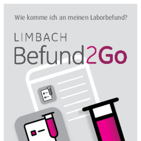 Patientenflyer Befund2Go