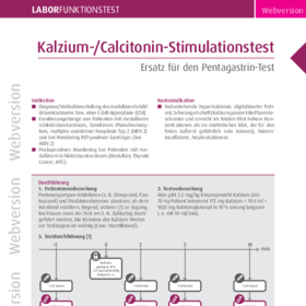 Kalzium-Calcitonin-Stimulationstest