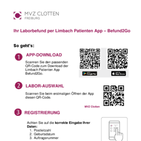 Aufsteller für die Arztpraxis